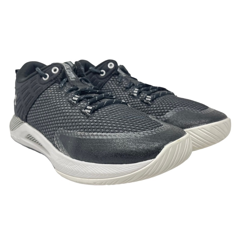 Under Armour Shoes Womens 8 Hovr BlockCity 3.0‎ Black White Volleyball Sneakers